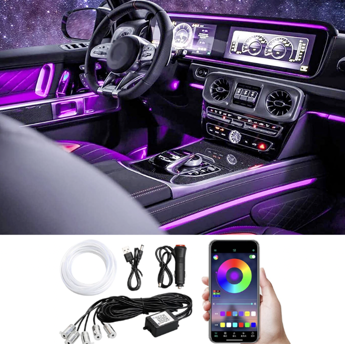Cinta 3Mts para carro RGB😍 + ENVÍO GRATIS!🔥