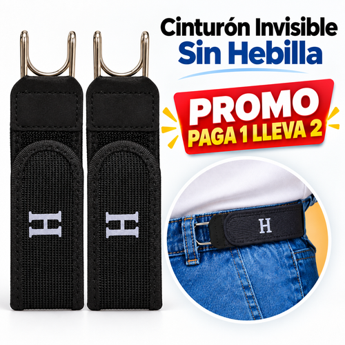 ✅2X1 en Cinturón Invisible Sin Hebilla + ENVÍO GRATIS!🔥