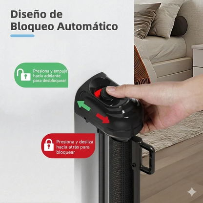 Puerta retráctil en malla - Seguridad para los niños y mascotas👶🐾