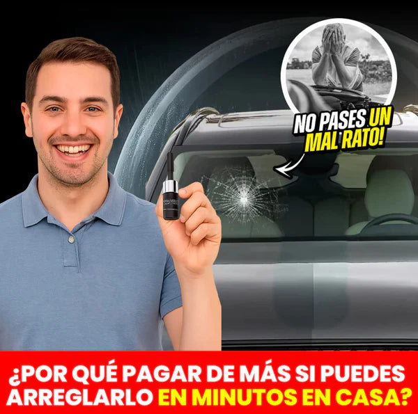 2x1 Líquido reparador de vidrio🔥 + ENVÍO GRATIS!🎁