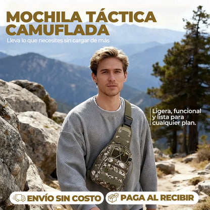 Mochila táctica camuflada + ENVÍO GRATIS!🔥