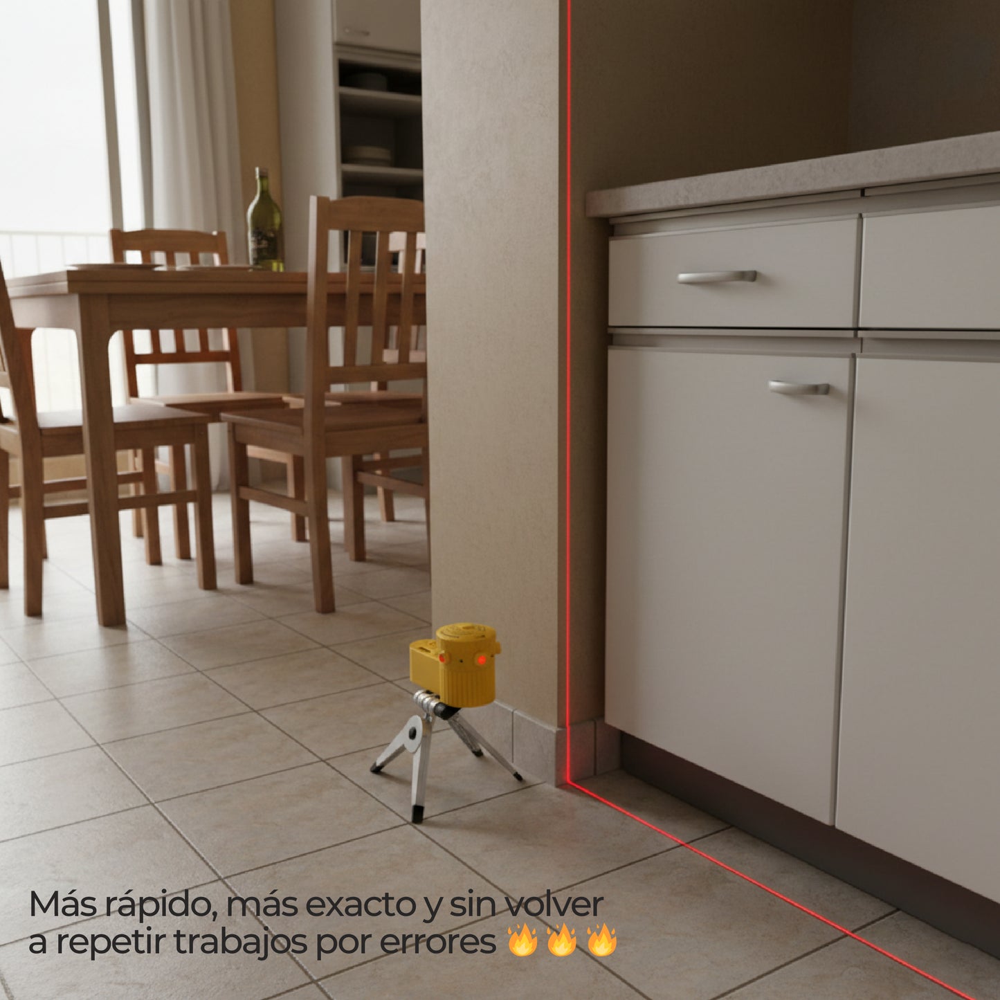 Nivel láser multifuncional 5 en 1 + Trípode y ENVIO GRATIS🔥