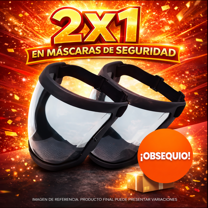 2x1 en Careta de seguridad + ENVÍO GRATIS!🔥